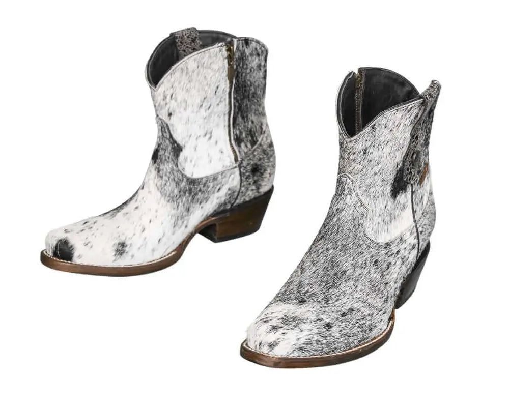 Loretta Cowhide Boots – Size 8.5 – Western Boots for Women