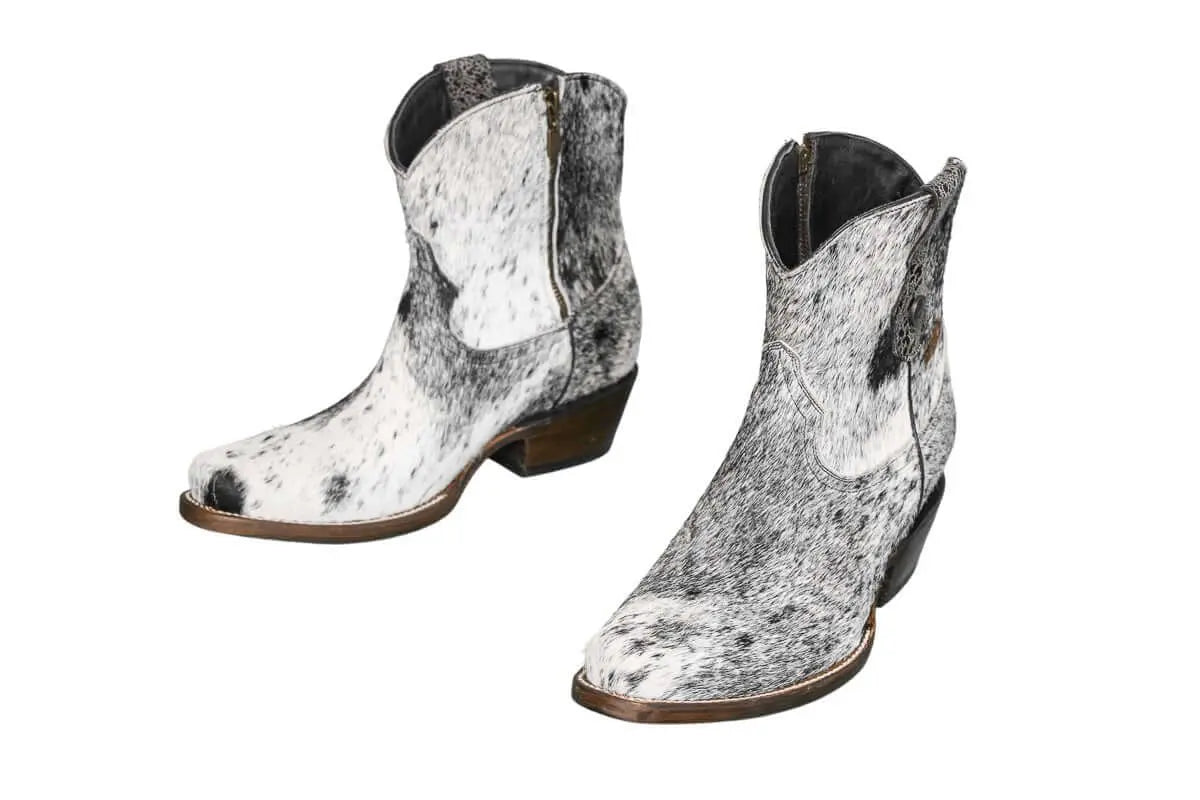 Loretta Cowhide Boots – Size 8.5 – Western Boots for Women