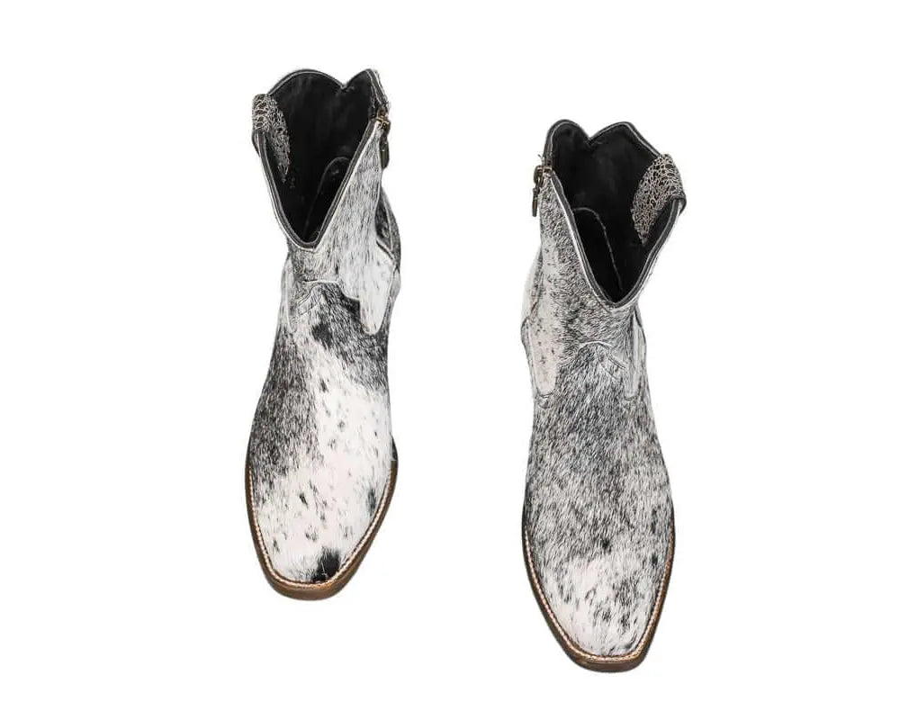 Loretta Cowhide Boots – Size 8.5 – Western Boots for Women