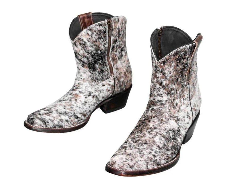 Loretta Cowhide Boots – Rose Gold Collection – Western Boots for Women