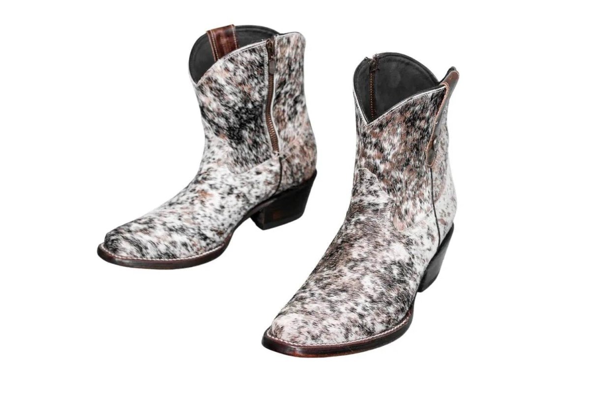 Loretta Cowhide Boots – Rose Gold Collection – Western Boots for Women