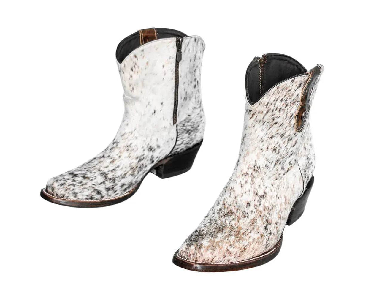 Loretta Cowhide Boots – Rose Gold Collection – Western Boots for Women