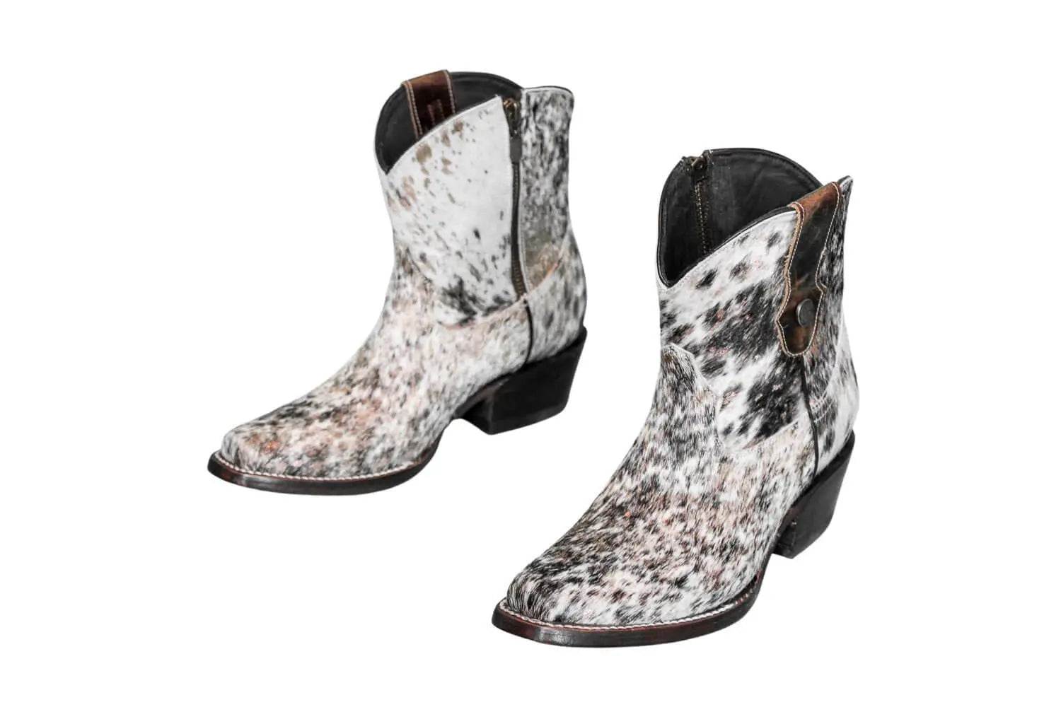 Loretta Cowhide Boots – Rose Gold Collection – Western Boots for Women