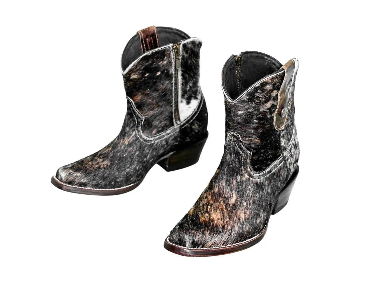 Loretta Cowhide Boots – Rose Gold Collection – Western Boots for Women