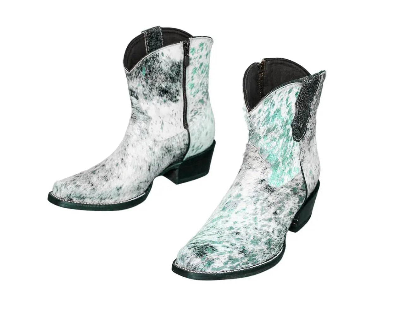 Loretta Cowhide Boots – Turquoise Collection – Western Boots for Women