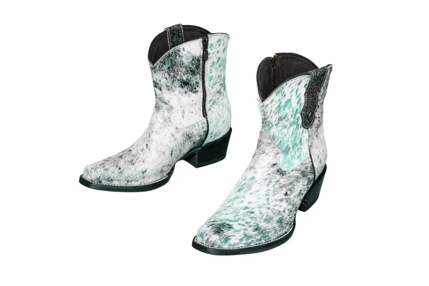 Loretta Cowhide Boots – Turquoise Collection – Western Boots for Women