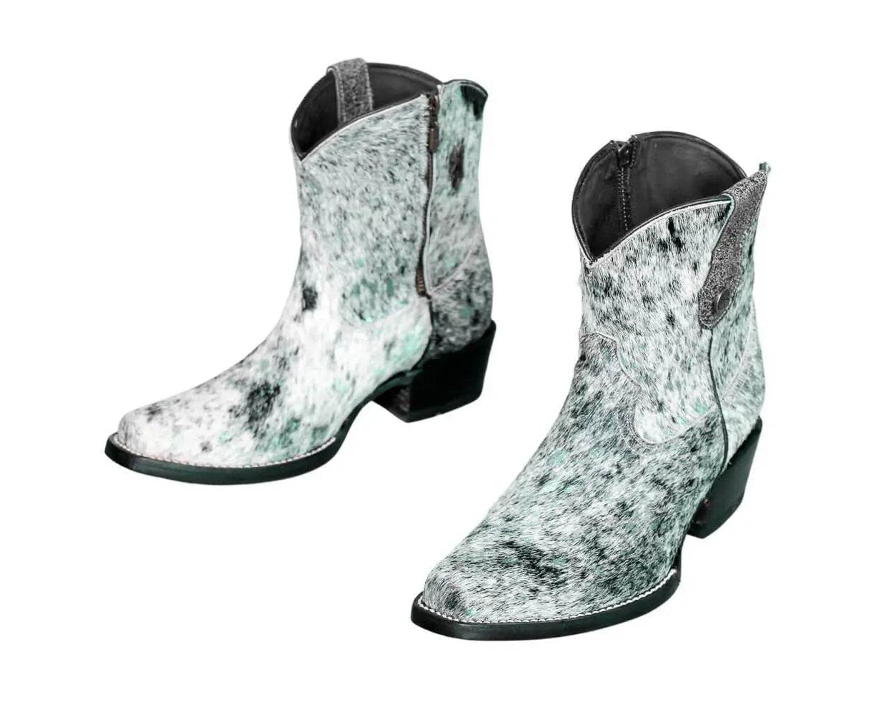 Loretta Cowhide Boots – Turquoise Collection – Western Boots for Women