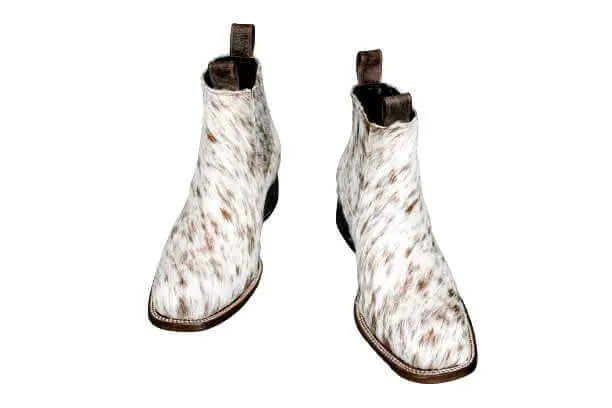 Aurora Cowhide Boots – Size 10.5 – Handmade Western Boots for Women