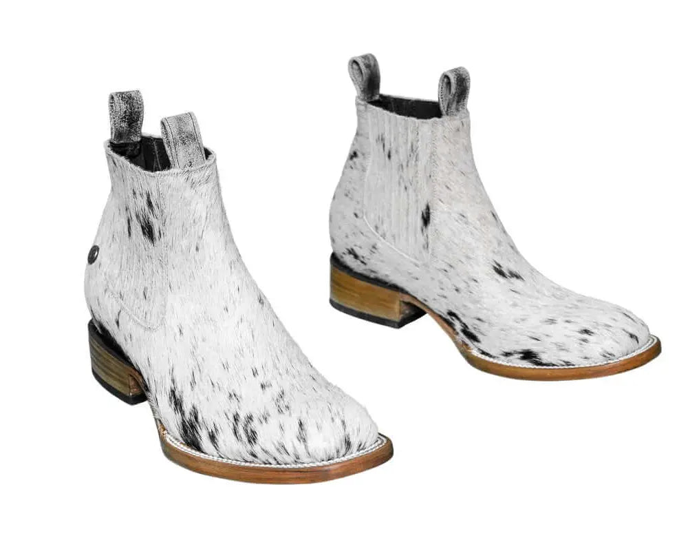 Aurora Cowhide Boots – Size 10.5 – Handmade Western Boots for Women