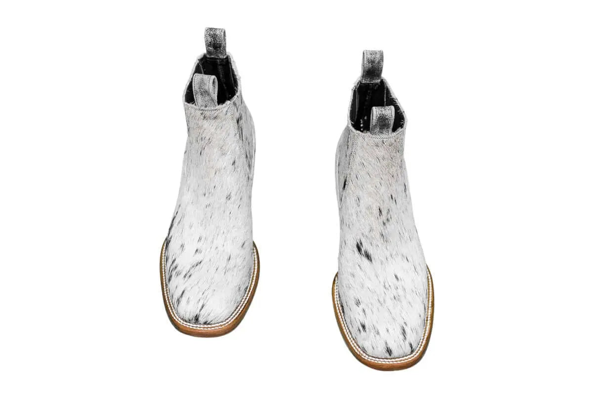 Aurora Cowhide Boots – Size 10.5 – Handmade Western Boots for Women