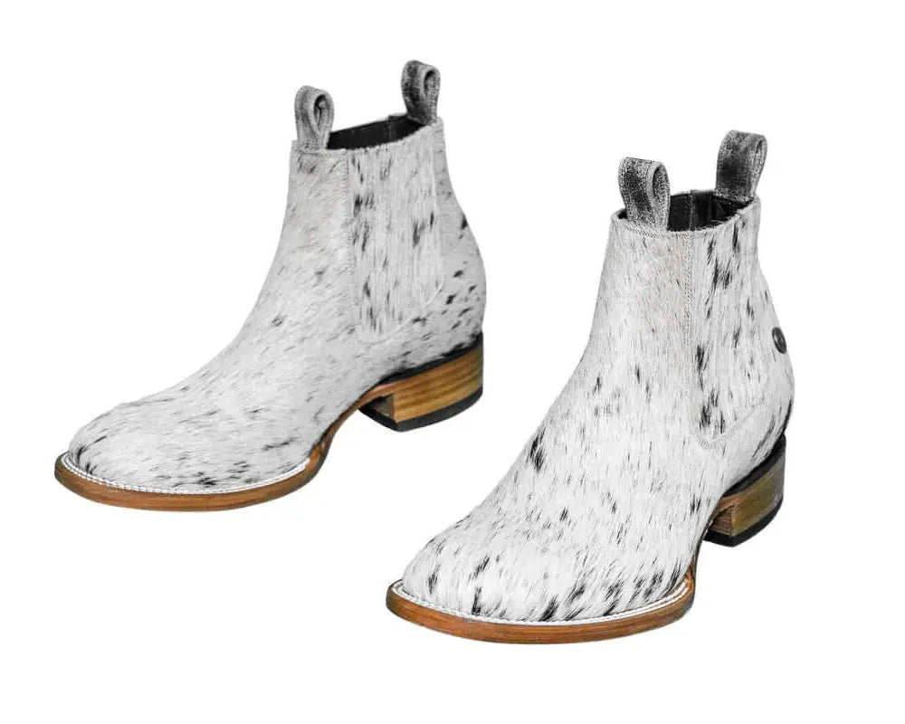 Aurora Cowhide Boots – Size 10.5 – Handmade Western Boots for Women