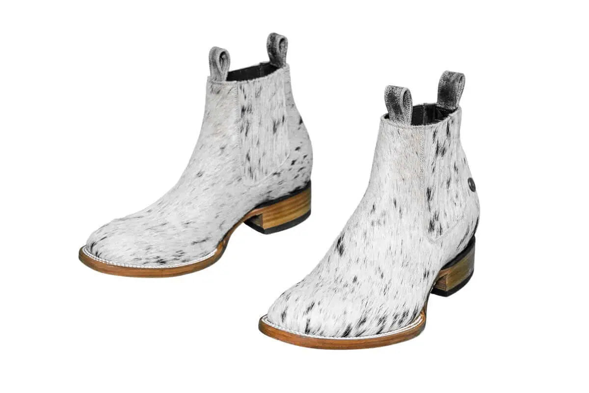 Aurora Cowhide Boots – Size 10.5 – Handmade Western Boots for Women