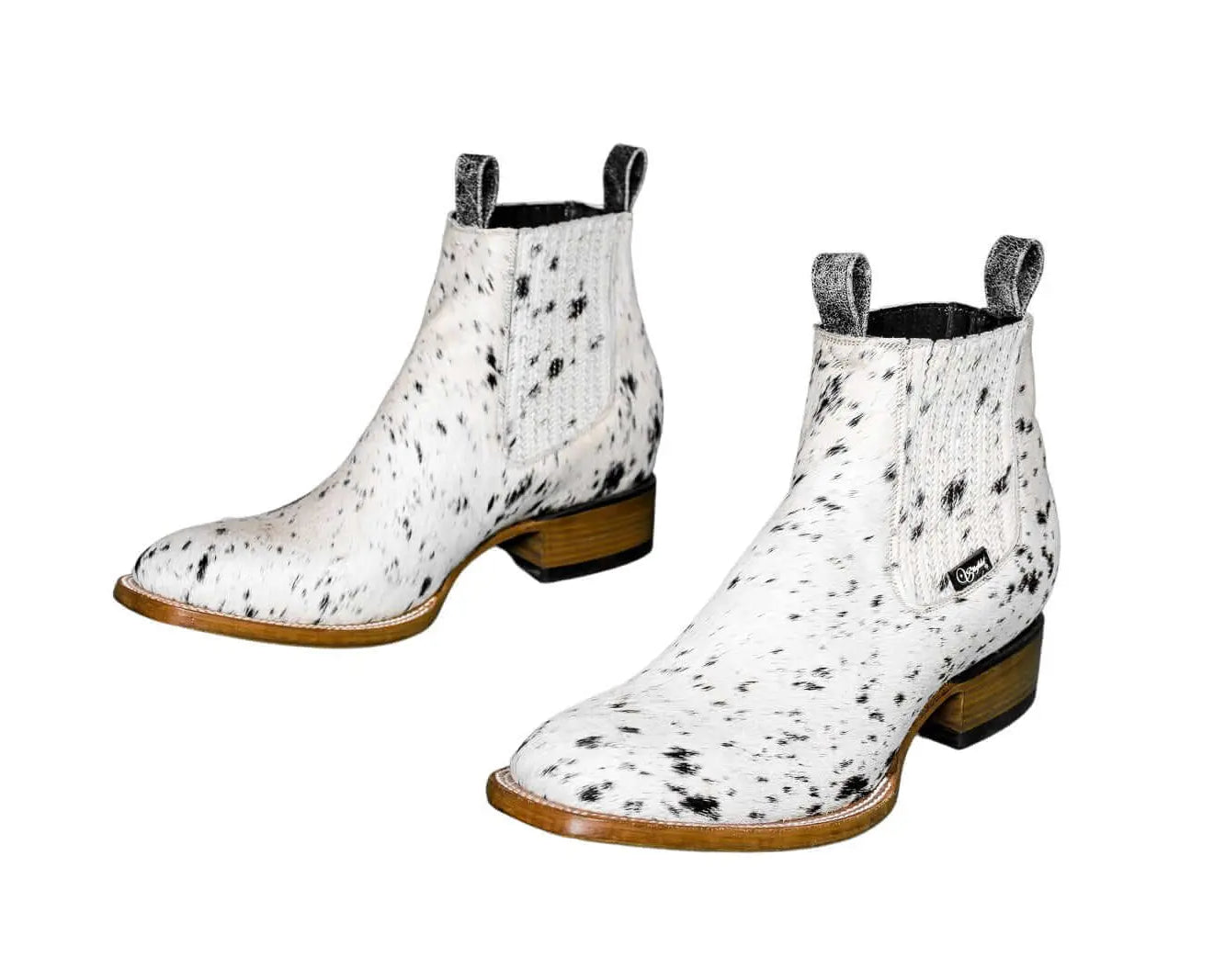 Aurora Cowhide Boots – Size 12 – Handmade Western Boots for Women