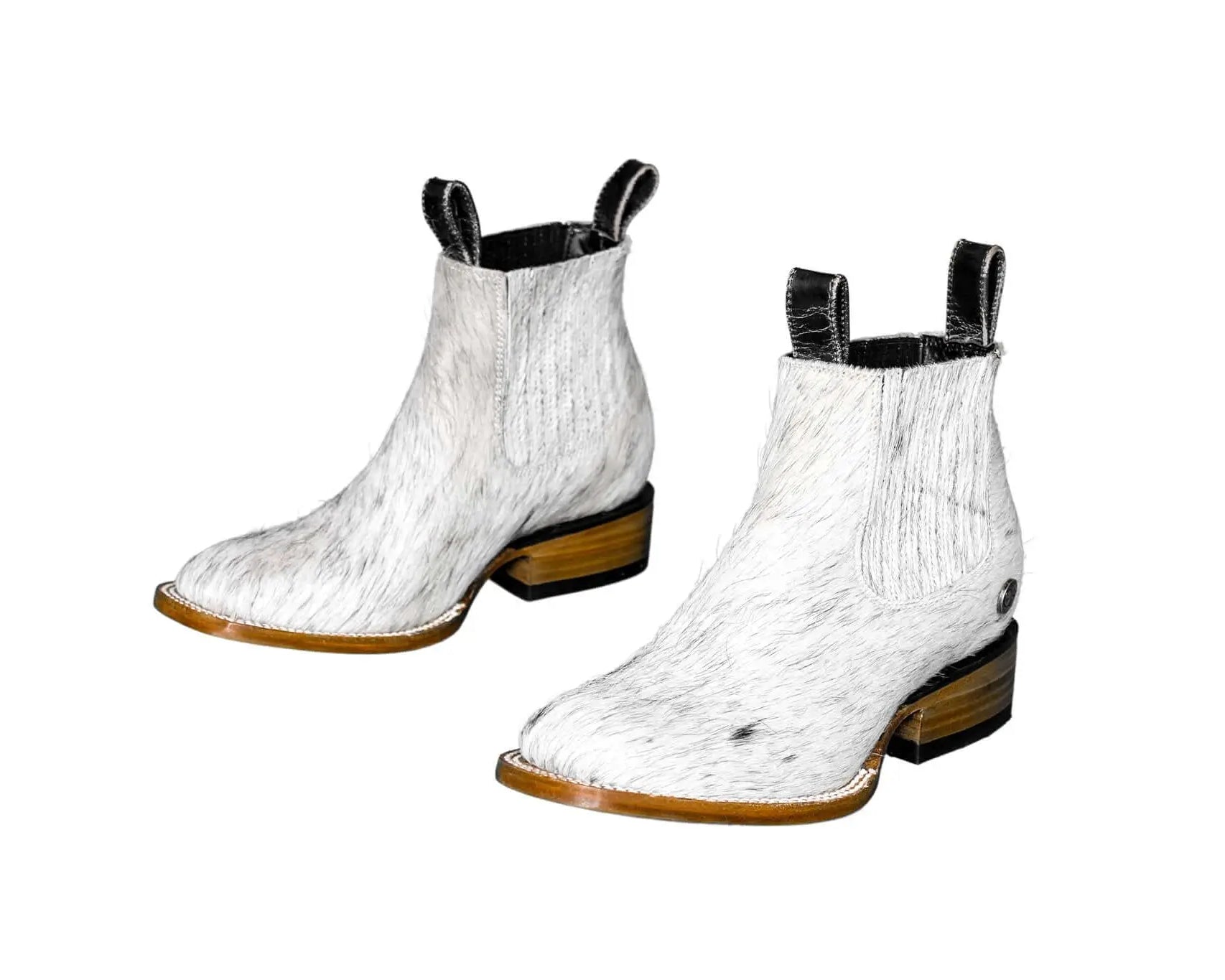 Aurora Cowhide Boots – Size 5 – Handmade Western Boots for Women