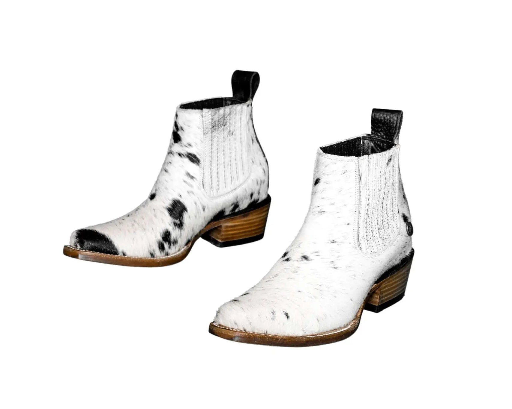 Aurora Cowhide Boots – Size 6 – Handmade Western Boots for Women