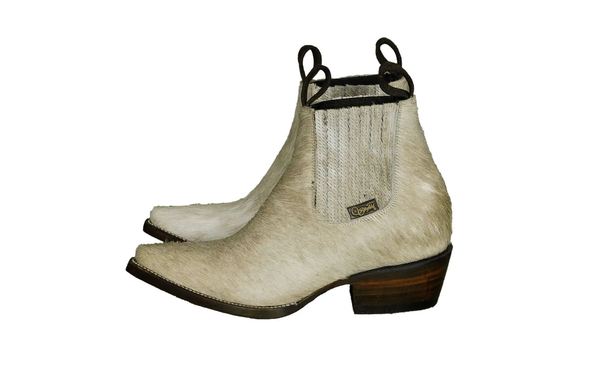 Aurora Cowhide Boots – Size 6.5 – Handmade Western Boots for Women