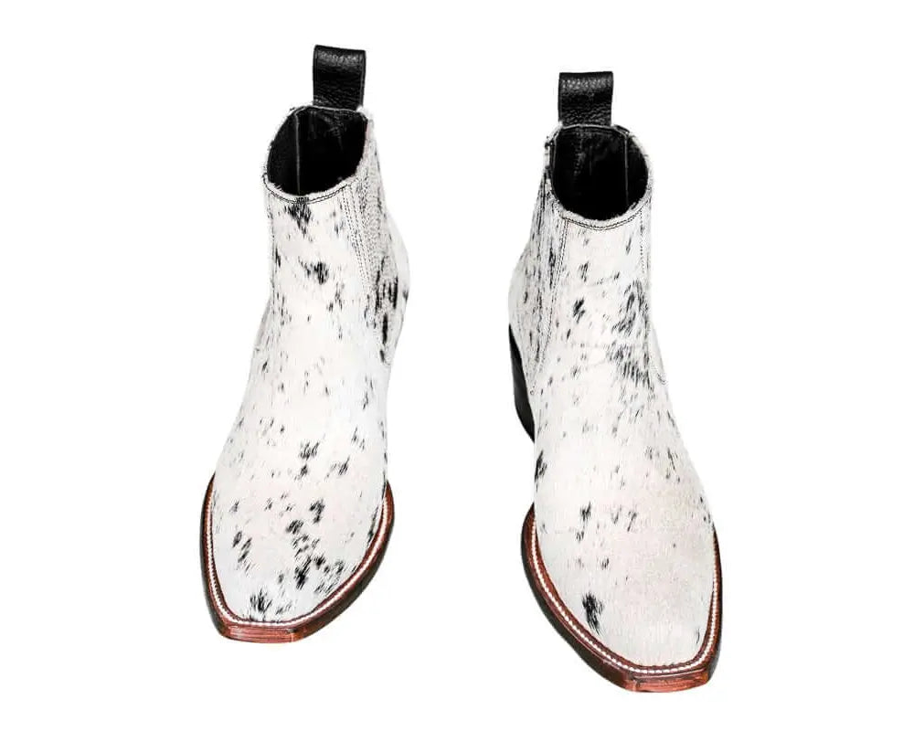 Aurora Cowhide Boots – Size 9.5 – Handmade Western Boots for Women