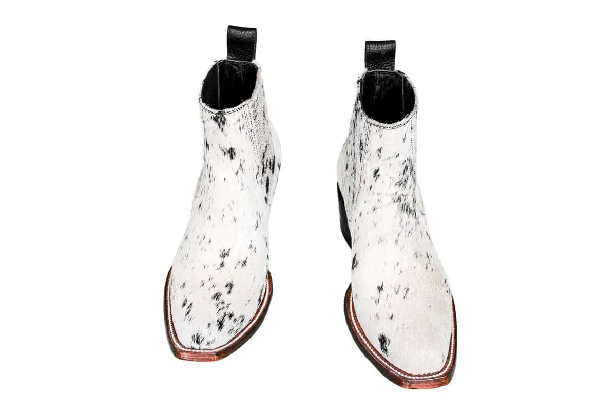 Aurora Cowhide Boots – Size 9.5 – Handmade Western Boots for Women