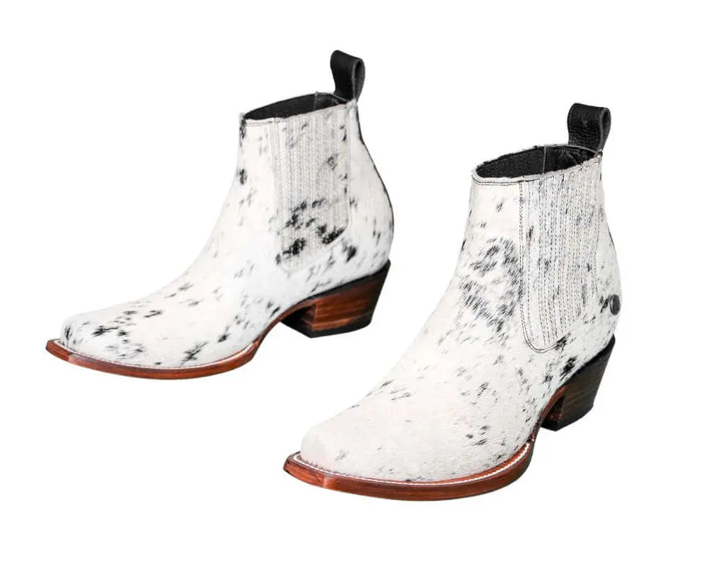 Aurora Cowhide Boots – Size 9.5 – Handmade Western Boots for Women