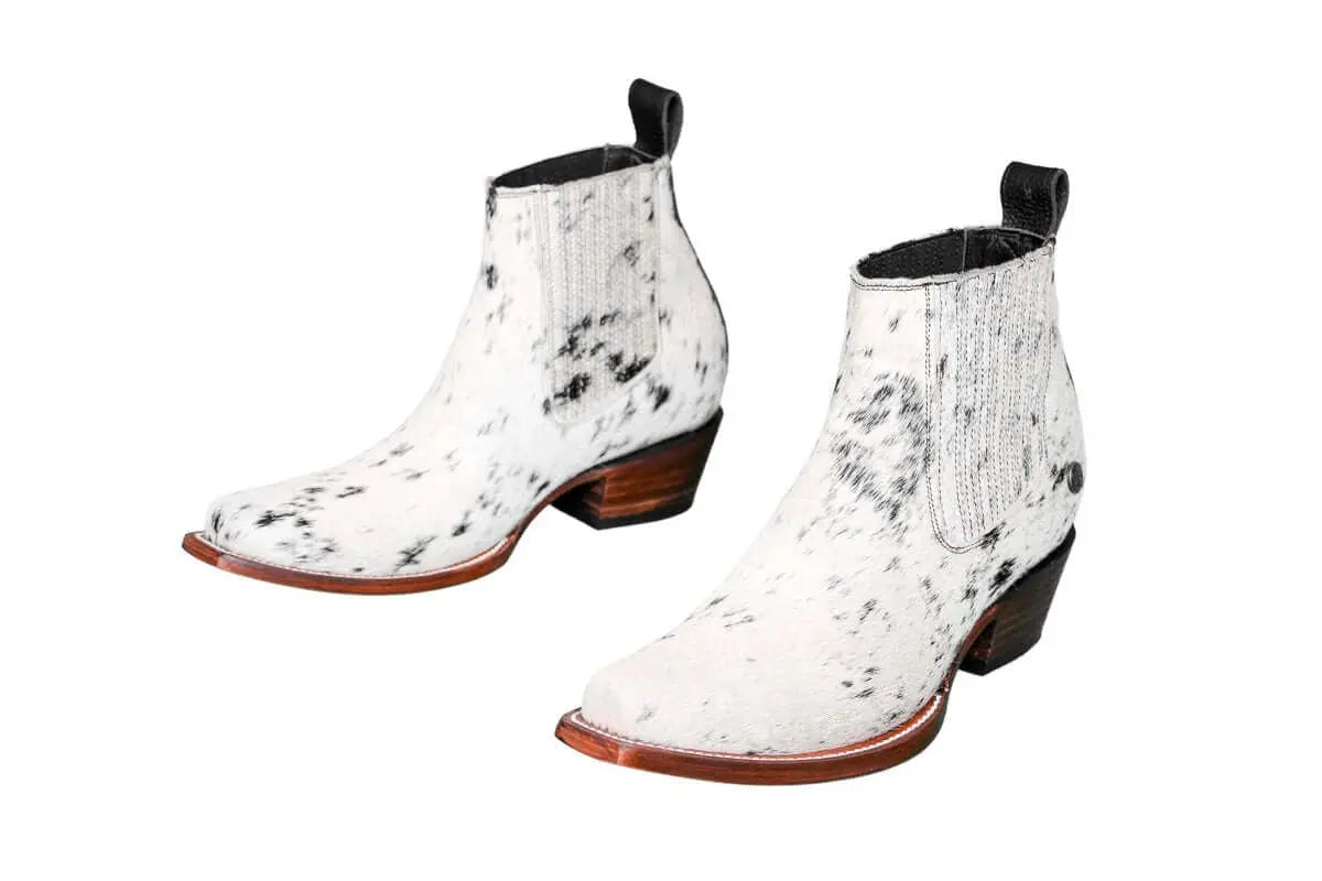 Aurora Cowhide Boots – Size 9.5 – Handmade Western Boots for Women