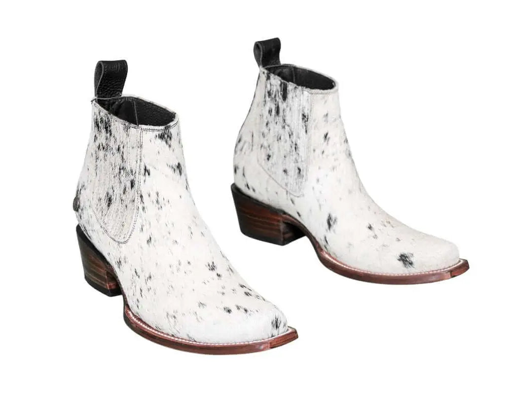 Aurora Cowhide Boots – Size 9.5 – Handmade Western Boots for Women