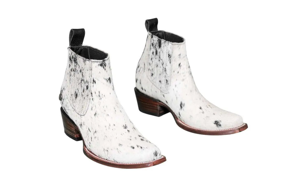 Aurora Cowhide Boots – Size 9.5 – Handmade Western Boots for Women