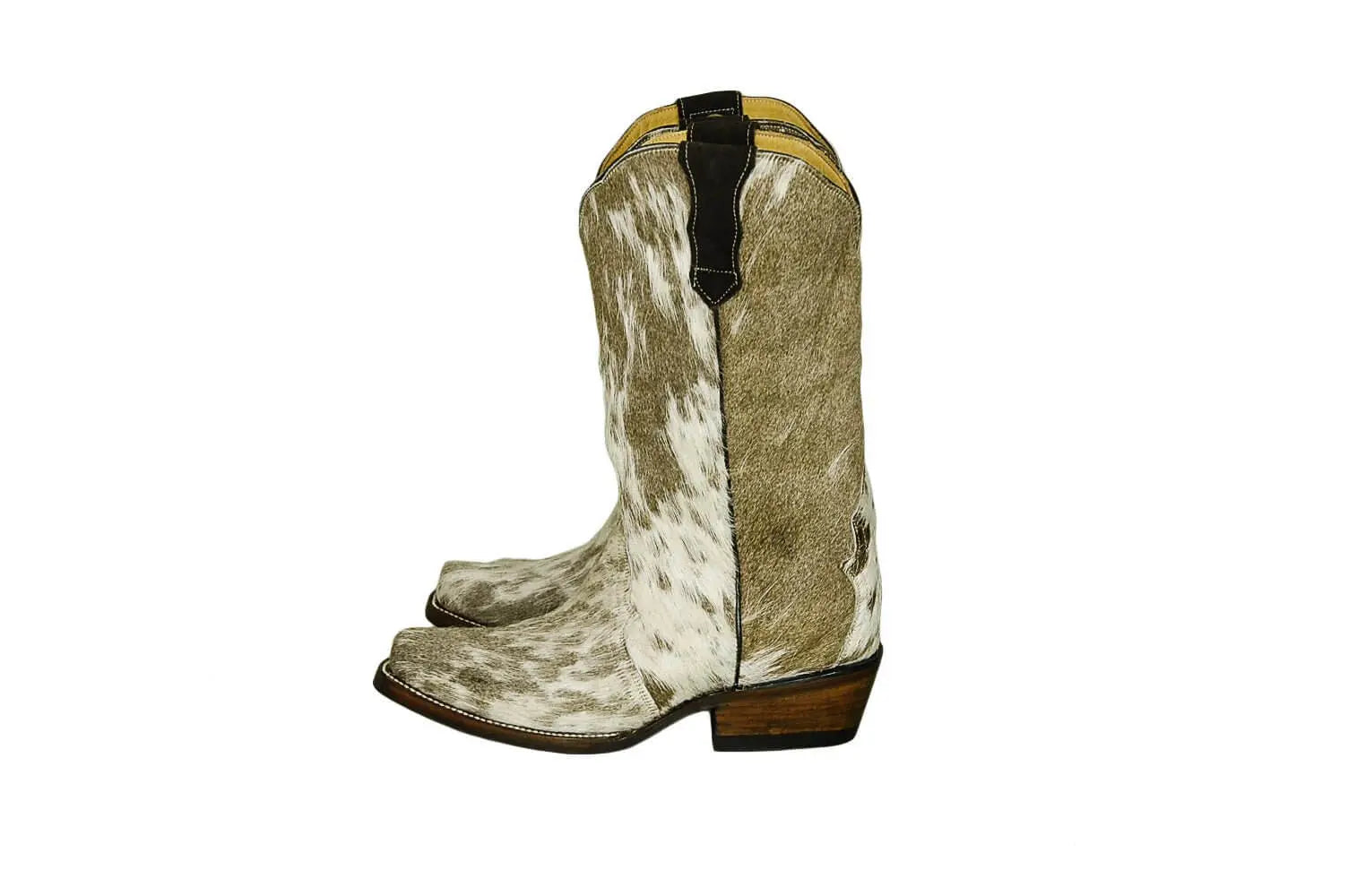 Carmen Tall Cowhide Boots – Hair-on Hide – Size 6.5 – Handmade Western Boots for Women