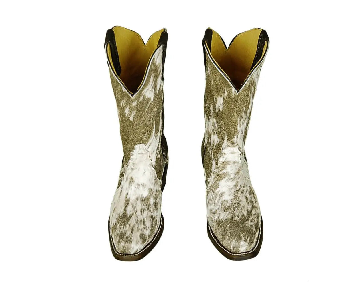 Carmen Tall Cowhide Boots – Hair-on Hide – Size 6.5 – Handmade Western Boots for Women