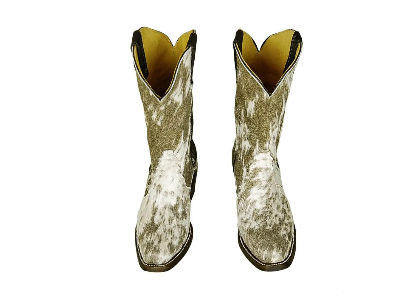 Carmen Tall Cowhide Boots – Hair-on Hide – Size 6.5 – Handmade Western Boots for Women