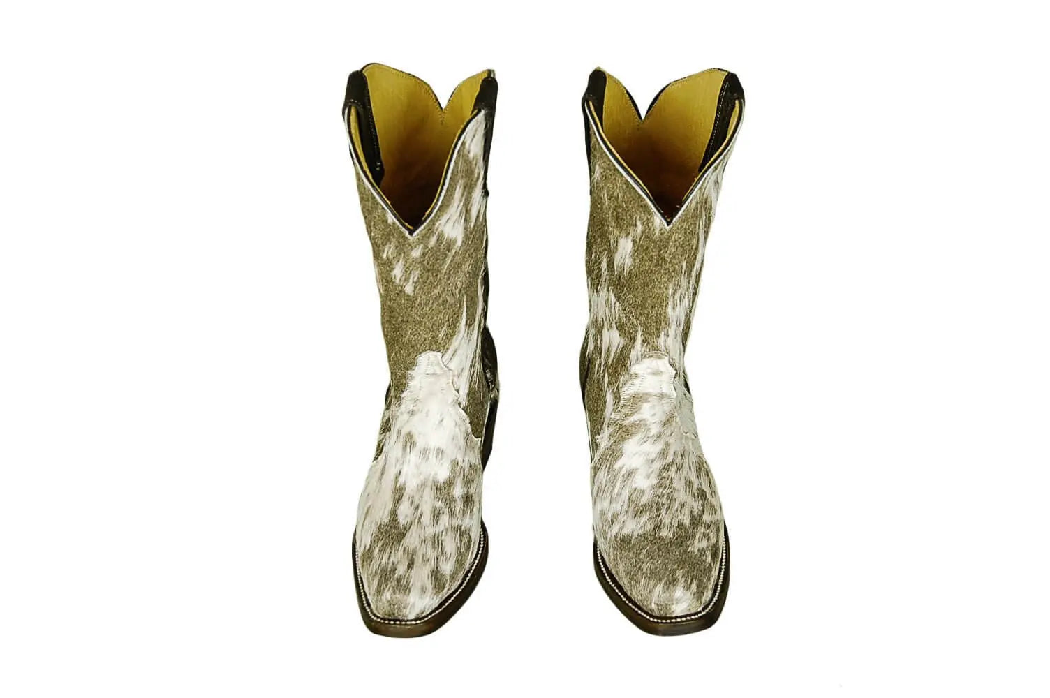 Carmen Tall Cowhide Boots – Hair-on Hide – Size 6.5 – Handmade Western Boots for Women