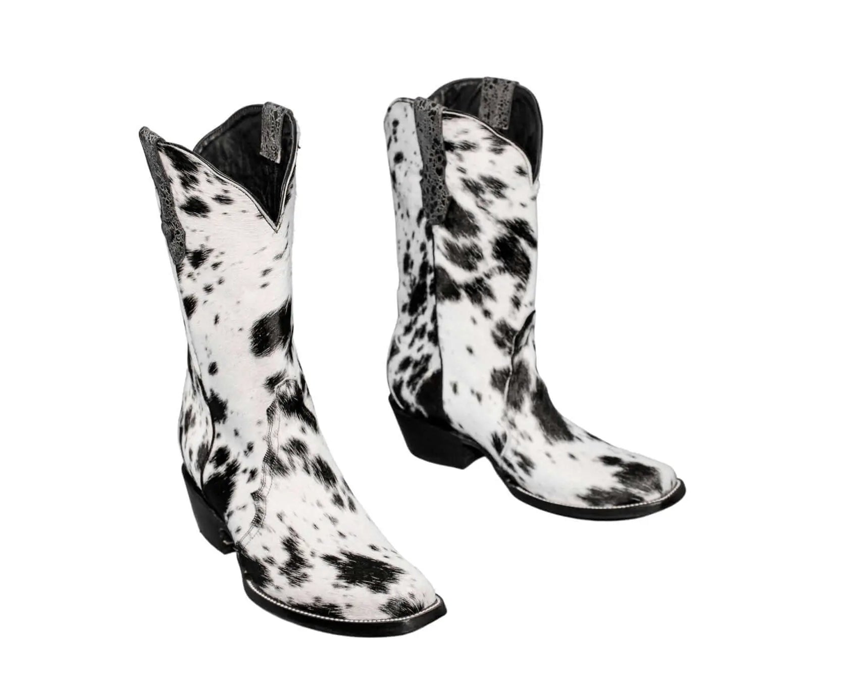 Carmen Tall Cowhide Boots – Hair-on Hide – Size 9.5 – Handmade Western Boots for Women