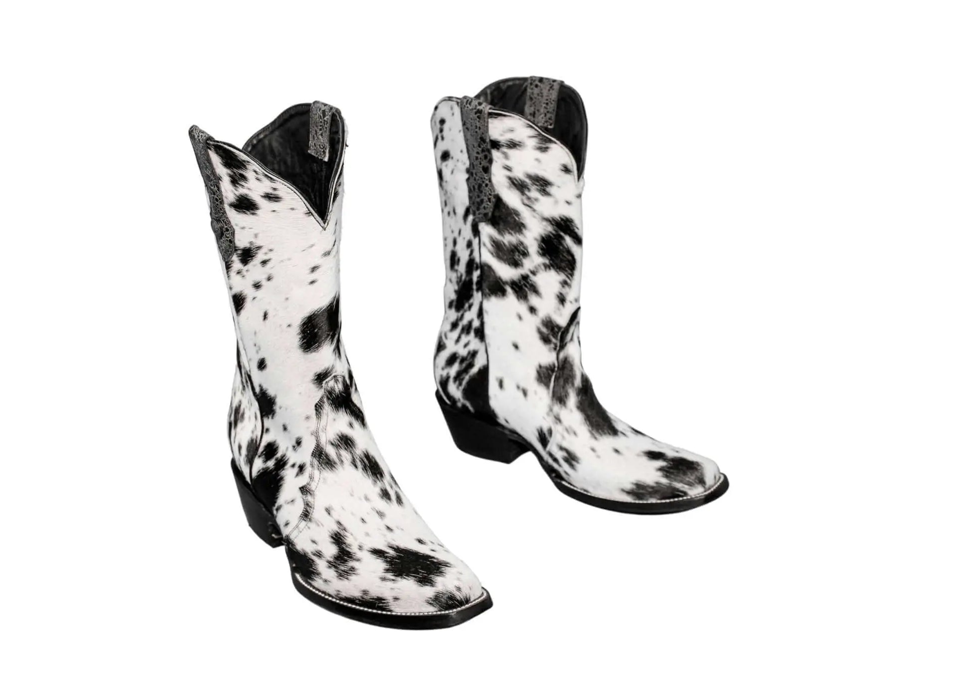 Carmen Tall Cowhide Boots – Hair-on Hide – Size 9.5 – Handmade Western Boots for Women