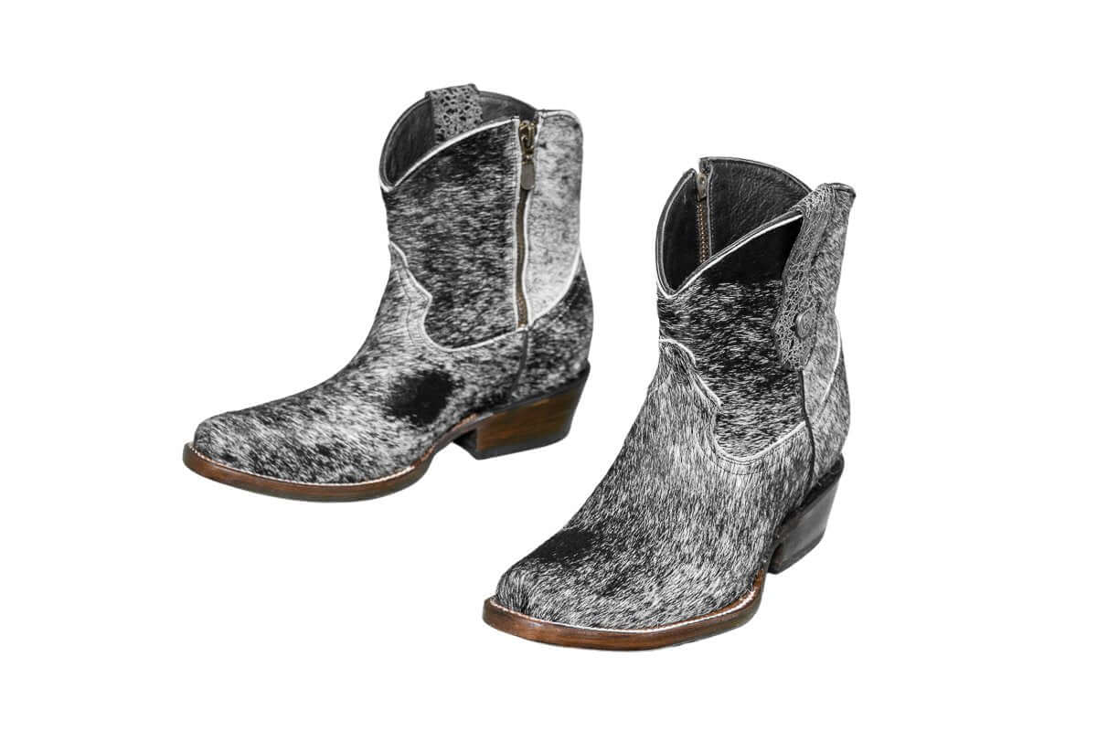 Loretta Cowhide Boots – Size 6 – Western Boots for Women