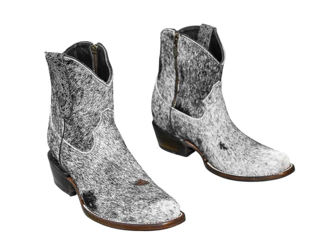 Loretta Cowhide Boots – Size 7.5 – Western Boots for Women