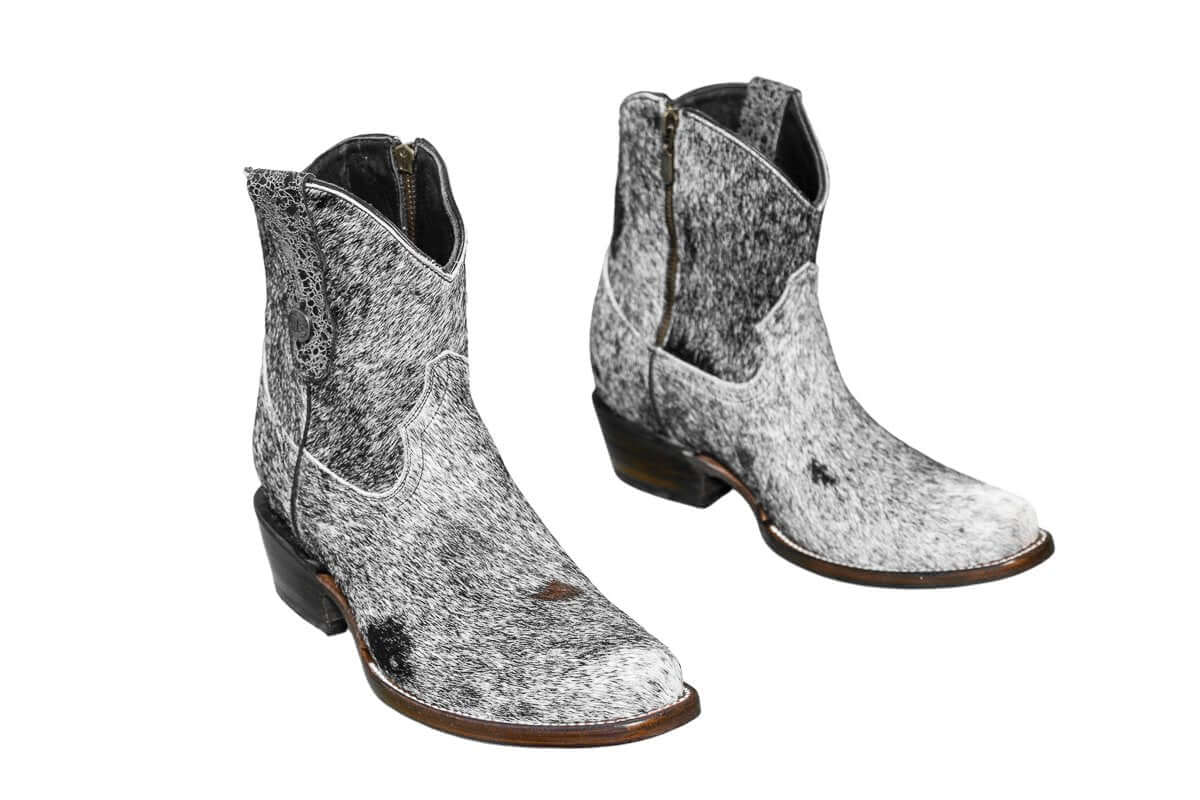 Loretta Cowhide Boots – Size 7.5 – Western Boots for Women