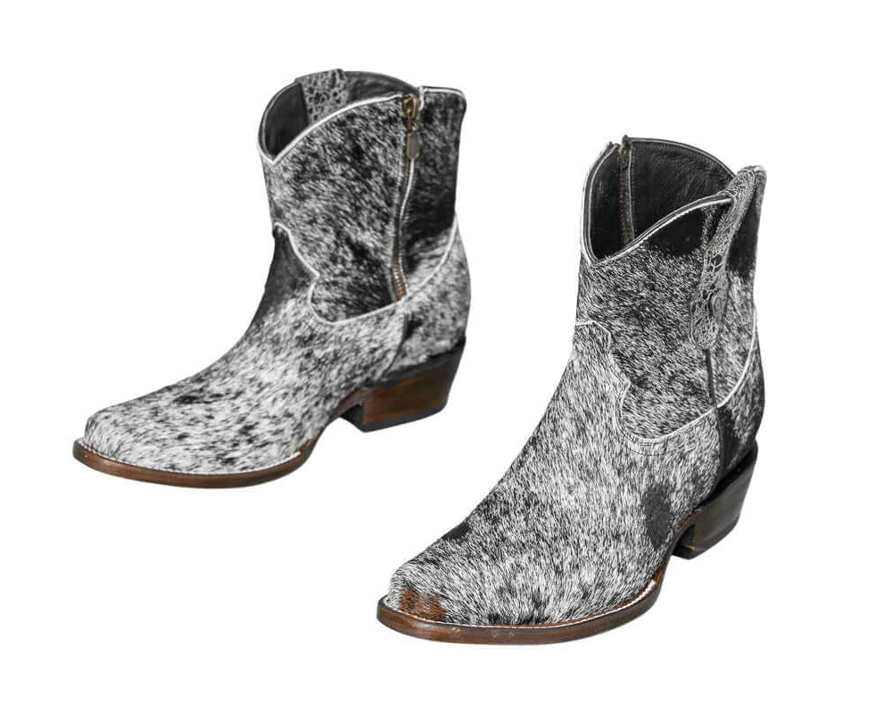 Loretta Cowhide Boots – Size 7.5 – Western Boots for Women