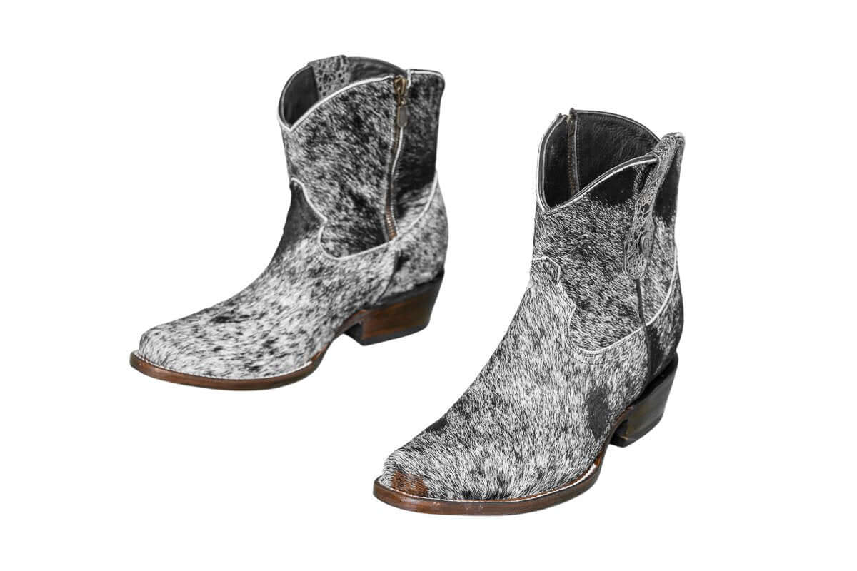 Loretta Cowhide Boots – Size 7.5 – Western Boots for Women