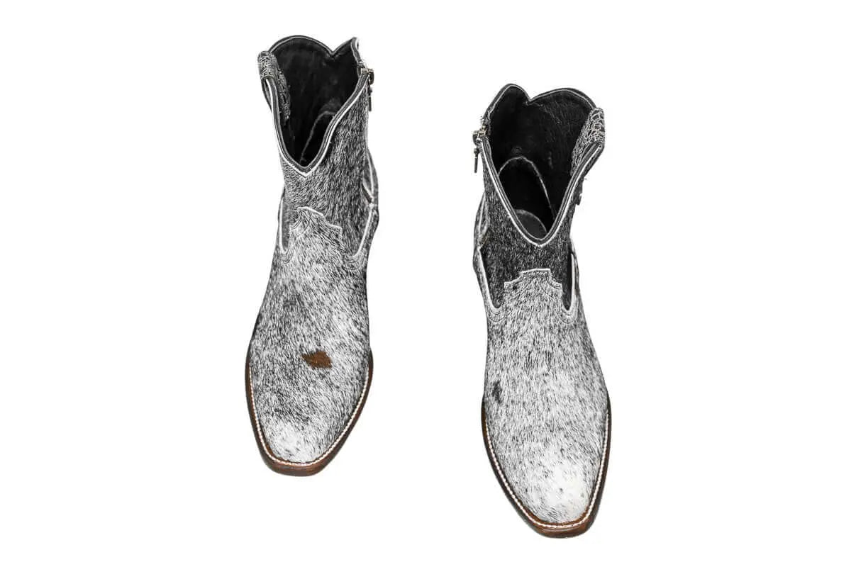 Loretta Cowhide Boots – Size 7.5 – Western Boots for Women