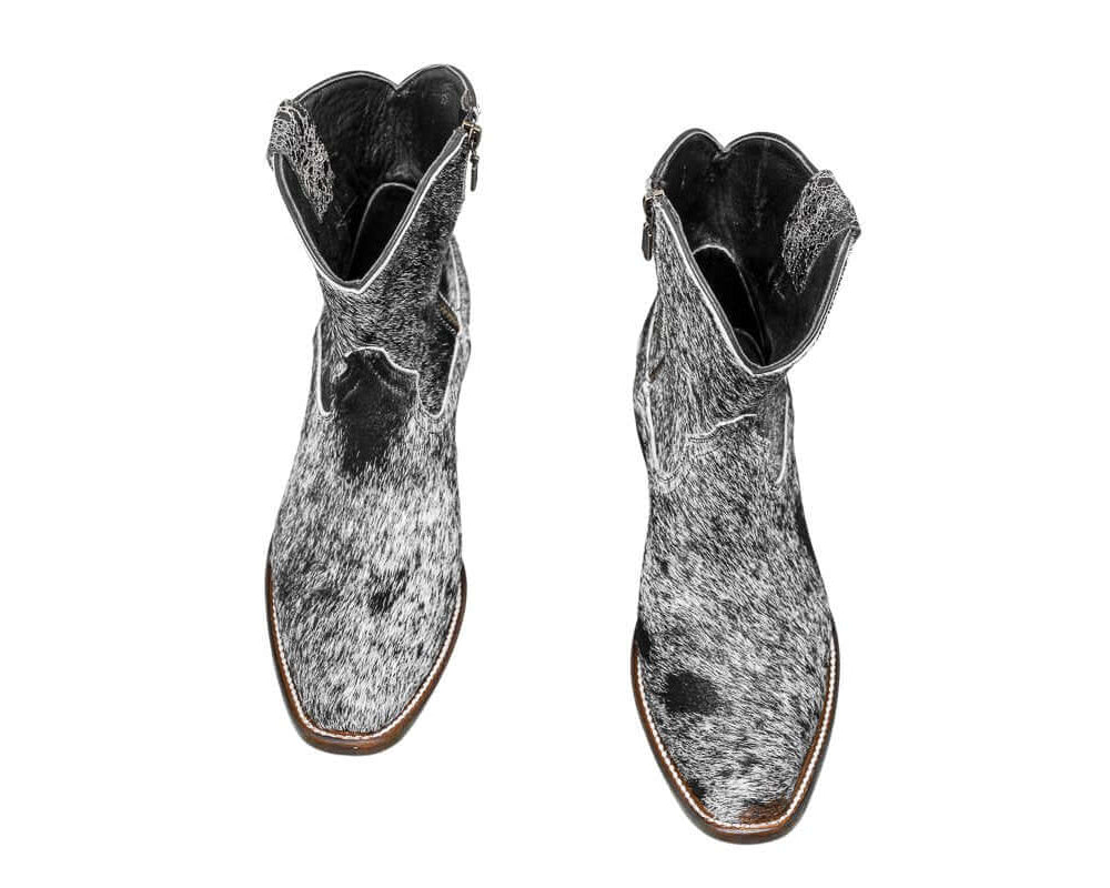 Loretta Cowhide Boots – Size 7.5 – Western Boots for Women