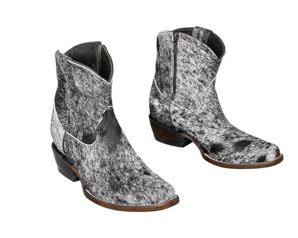 Loretta Cowhide Boots – Size 7.5 – Western Boots for Women