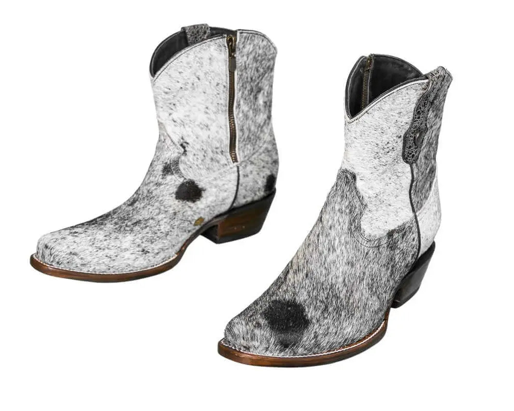 Loretta Cowhide Boots – Size 9.5 – Western Boots for Women