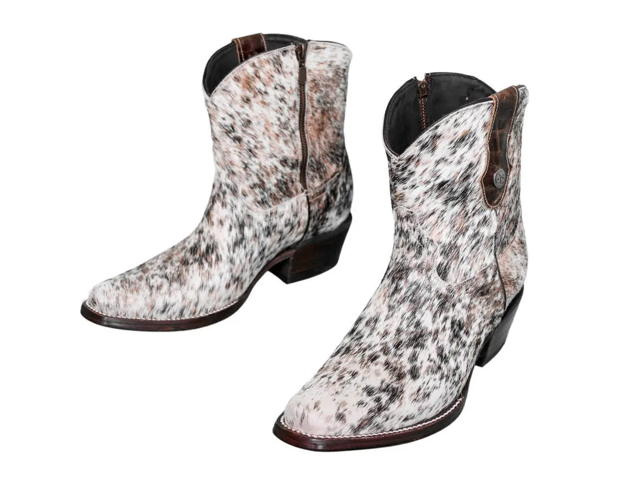 Loretta Cowhide Boots – Rose Gold Collection – Western Boots for Women