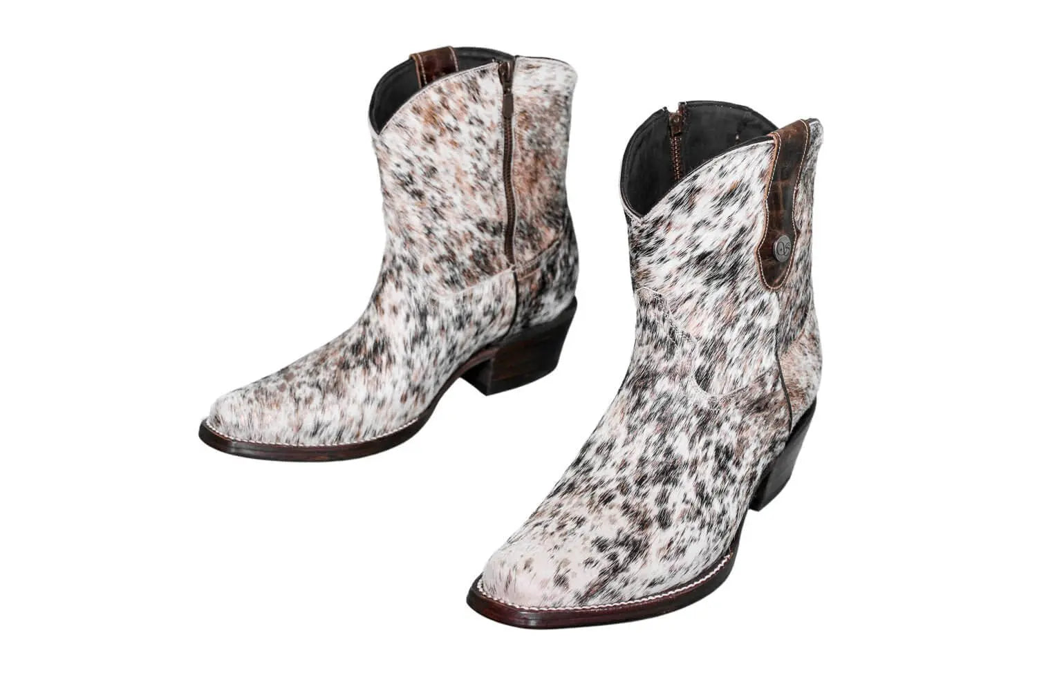 Loretta Cowhide Boots – Rose Gold Collection – Western Boots for Women