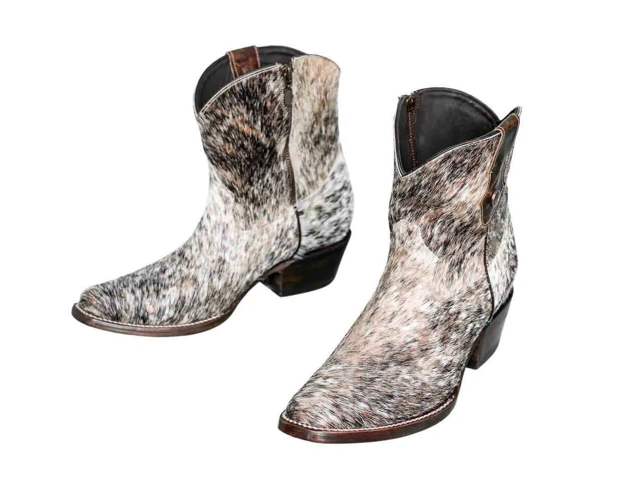 Loretta Cowhide Boots – Rose Gold Collection – Western Boots for Women