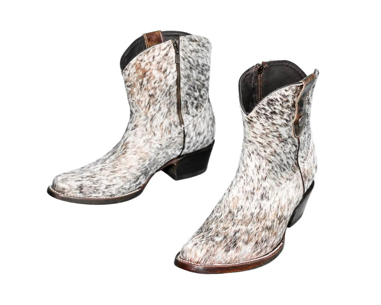 Loretta Cowhide Boots – Rose Gold Collection – Western Boots for Women