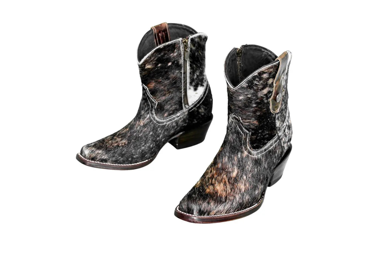 Loretta Cowhide Boots – Rose Gold Collection – Western Boots for Women