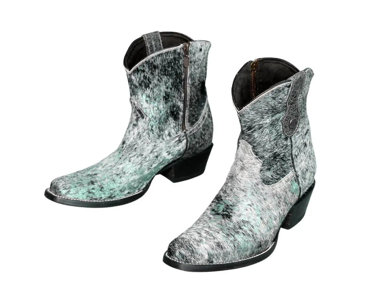 Loretta Cowhide Boots – Turquoise Collection – Western Boots for Women