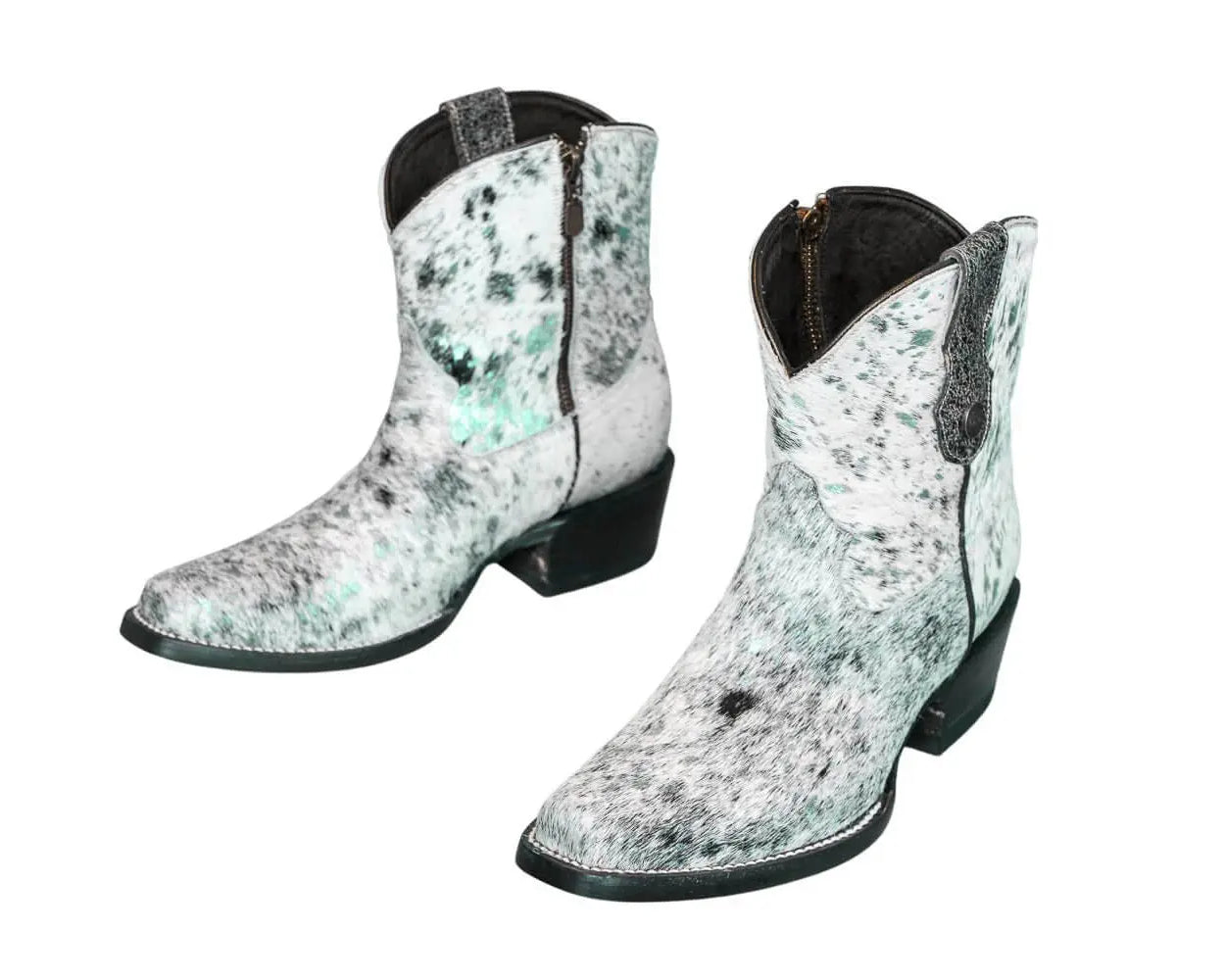 Loretta Cowhide Boots – Turquoise Collection – Western Boots for Women