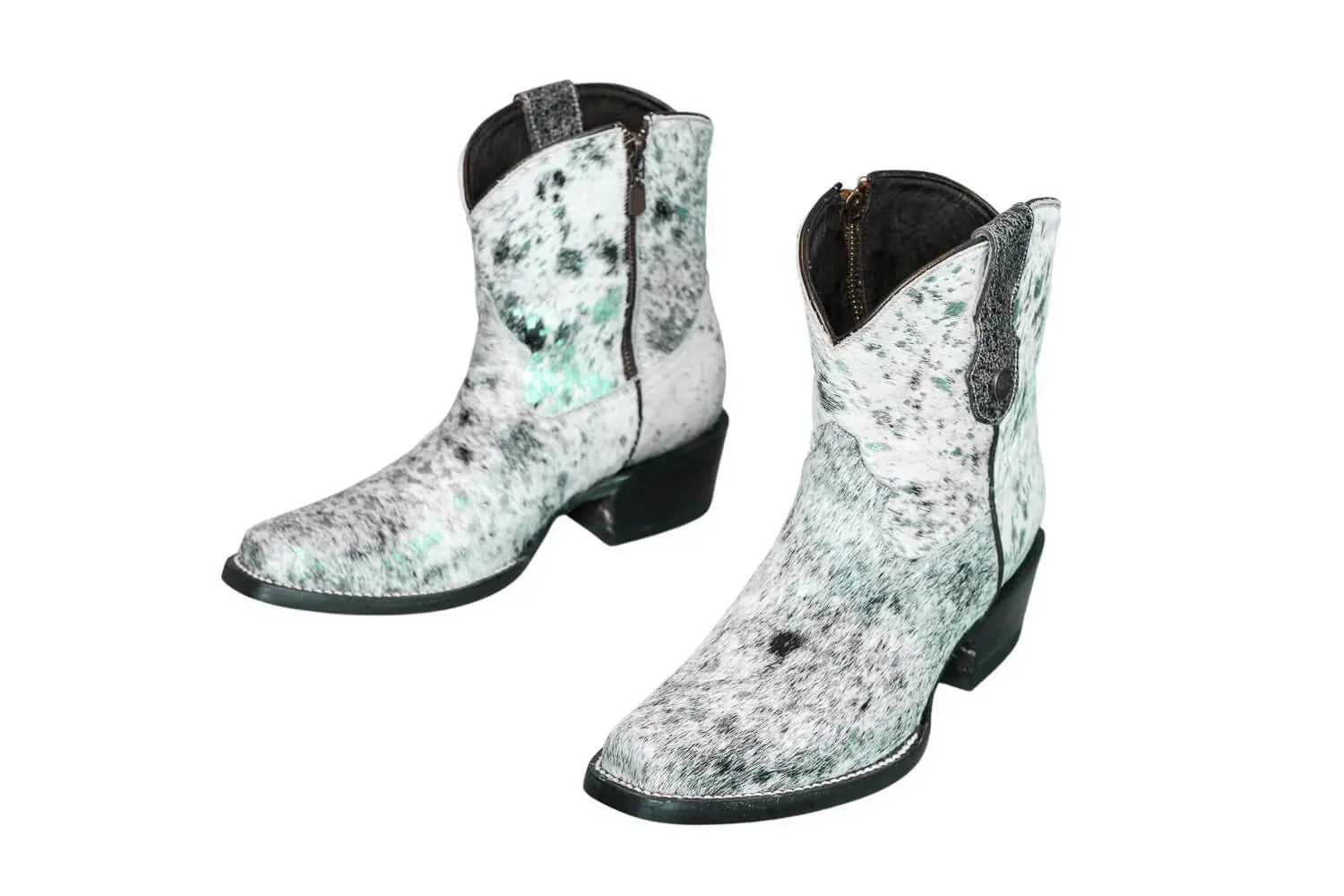 Loretta Cowhide Boots – Turquoise Collection – Western Boots for Women