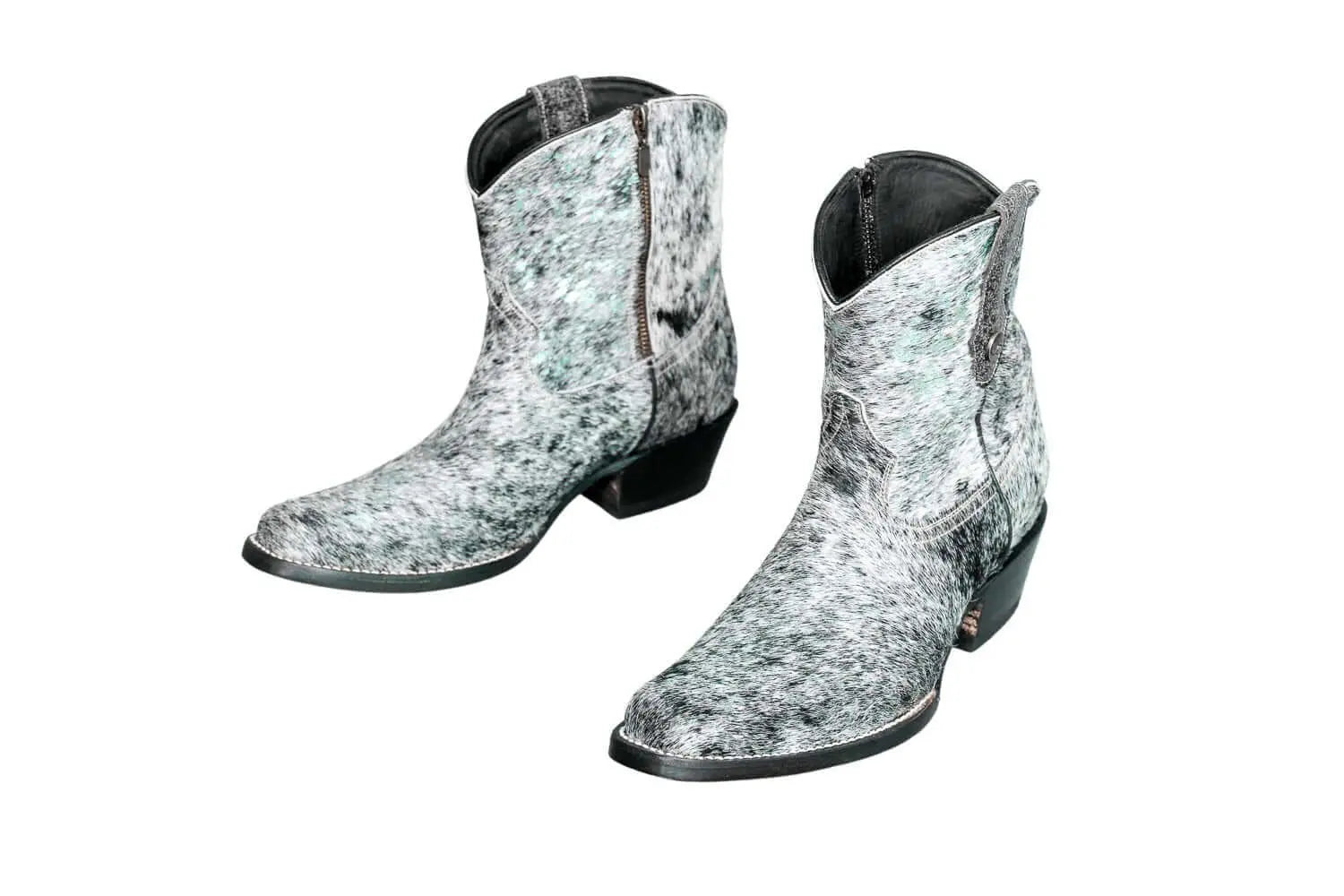 Loretta Cowhide Boots – Turquoise Collection – Western Boots for Women